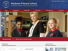Tablet Screenshot of peckoverprimary.org